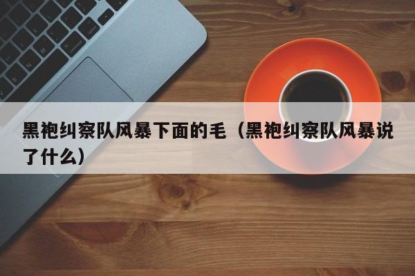 黑袍纠察队风暴下面的毛（黑袍纠察队风暴说了什么）