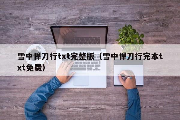 雪中悍刀行txt完整版（雪中悍刀行完本txt免费）
