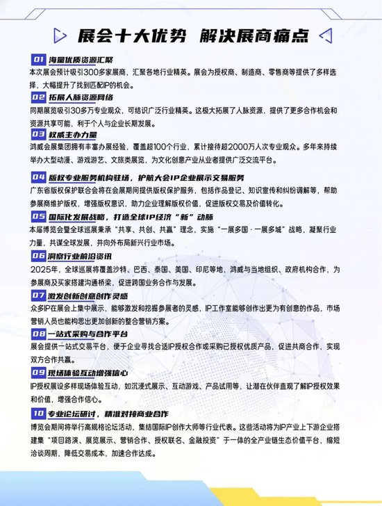 展位招募！2025世界IP经济发展大会暨全球IP授权博览会将于5月举行
