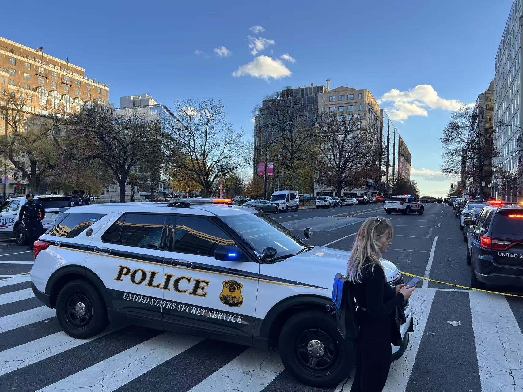 白宫附近发生枪击 特朗普要求向华盛顿增派数百名士兵