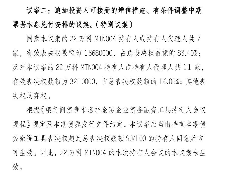 20亿中票展期方案全部被否，万科债务危机迎来关键时刻