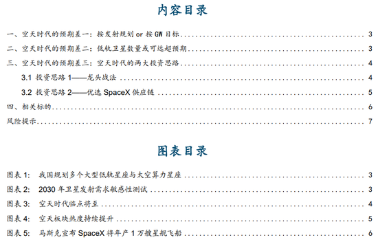 国金计算机：空天时代三大预期差，布局五大主线