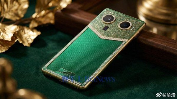 俞浩晒追觅手机前期效果图：大绿背壳、镶边装饰太吸睛