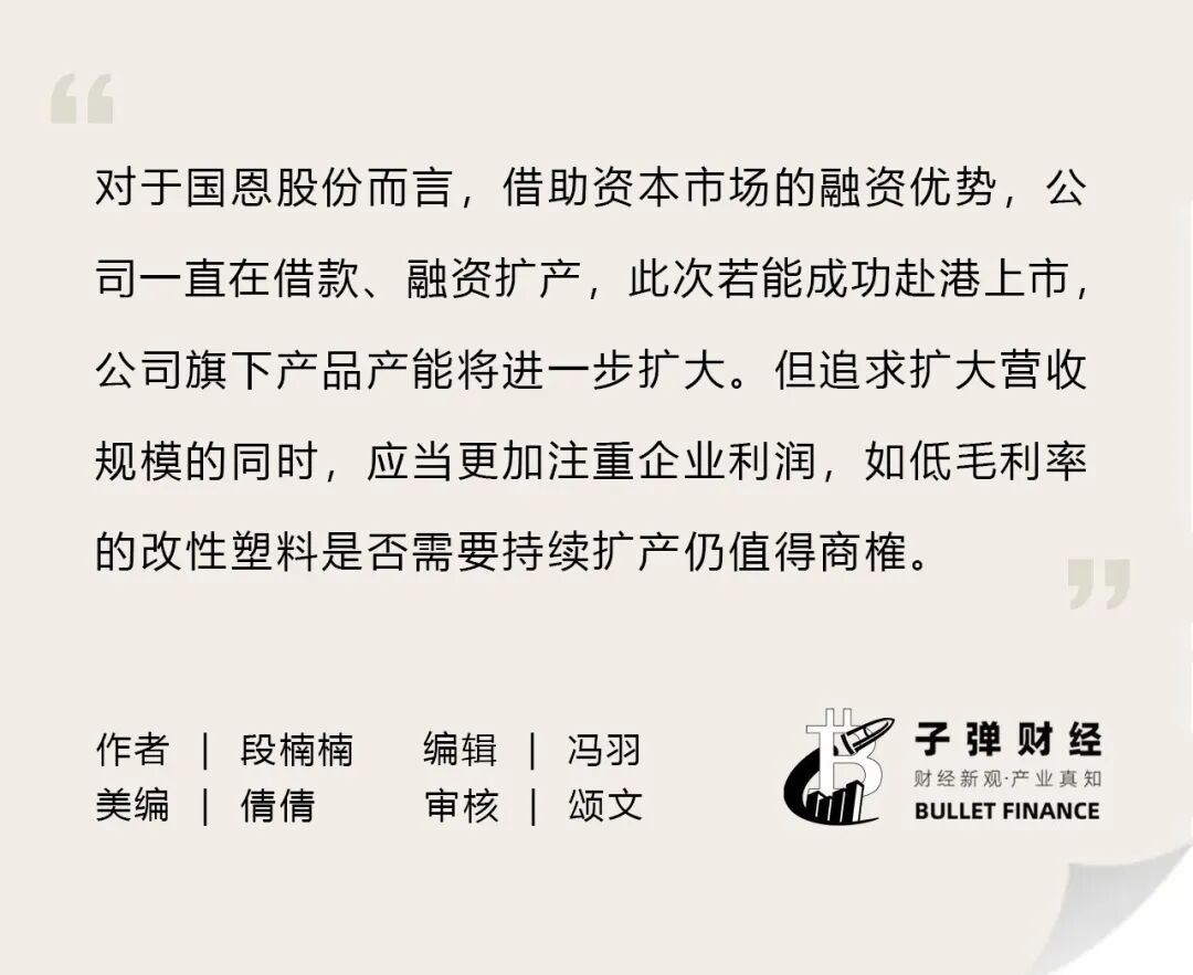 分红率仅10%、管理层薪酬低于行业平均，国恩股份五年借款46亿元扩张